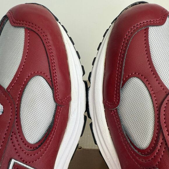 New Balance 498 V2 ‘Burgundy/White Men Sneakers- SZ 8 D main image 9